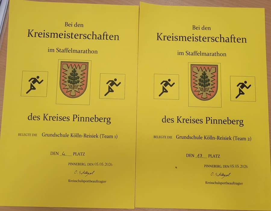 Staffelmarathon in Pinneberg am 5.5.26