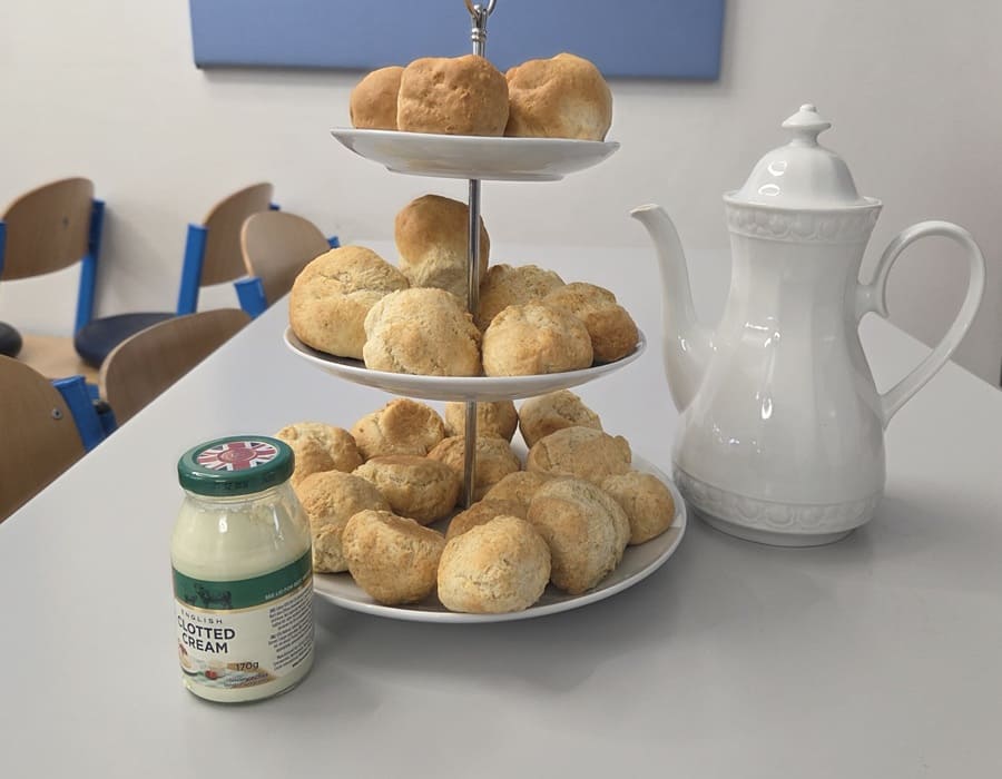 Leckere Scones von der Kl. 3a